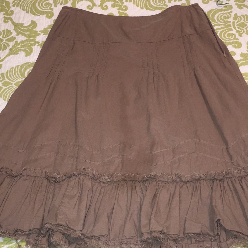 Brown skirt
